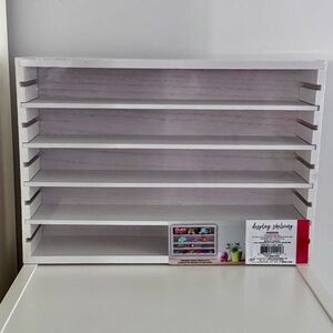 White Display Shelf